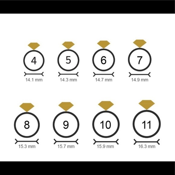 NEW Luxury Dainty Purple Crystal Stone Ring - Picture 7 of 8